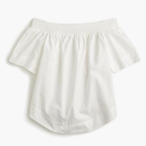 jcrew white top